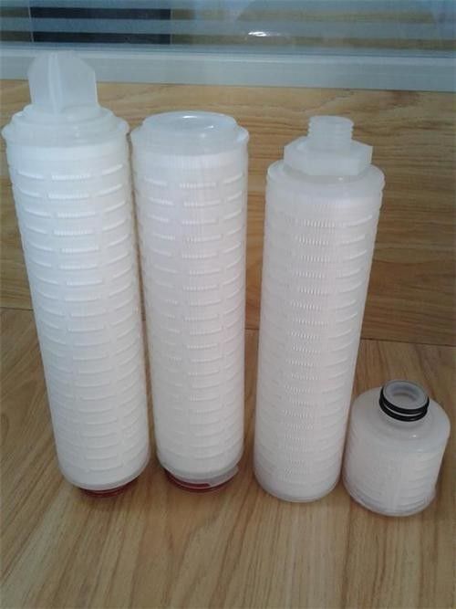 ″ 40 PP resistente dos alcaloides dos ácidos filtro de água plissado 20 mícrons